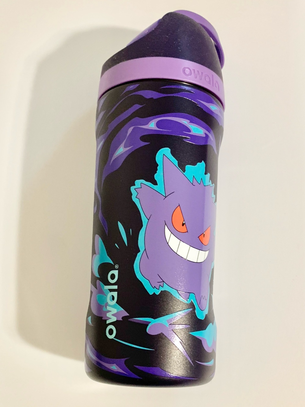 Pokémon Owala Gengar in the Shadows Stainless Steel Water Bottle 16 oz. NEW